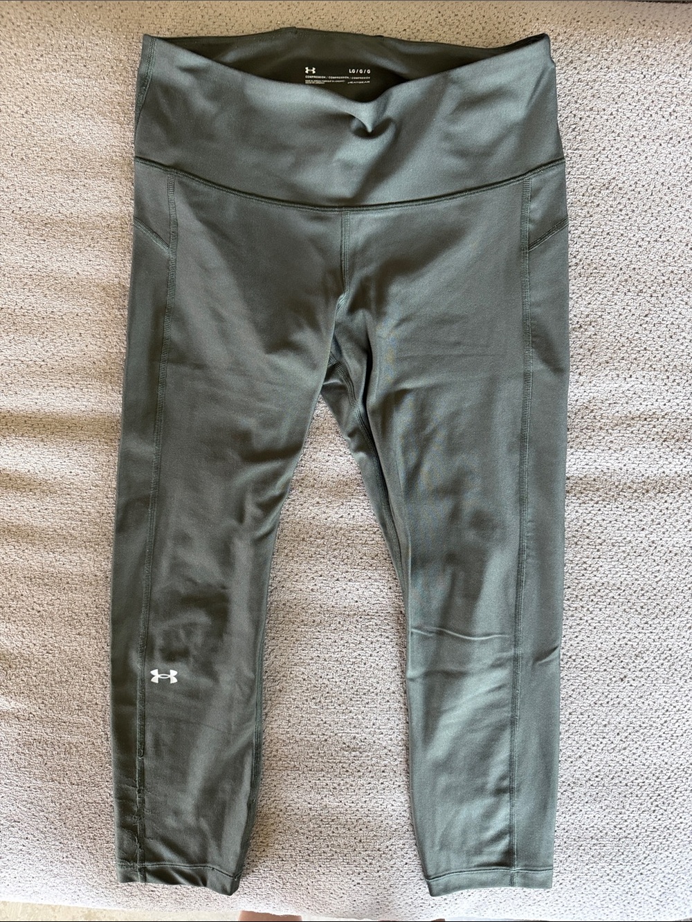 Under Armour Olive Green Performance Leggings